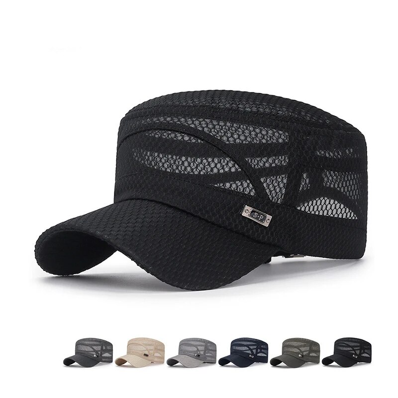 Novo Boné Plano Respirável com - Snapback Hat Flat avaliação e preço