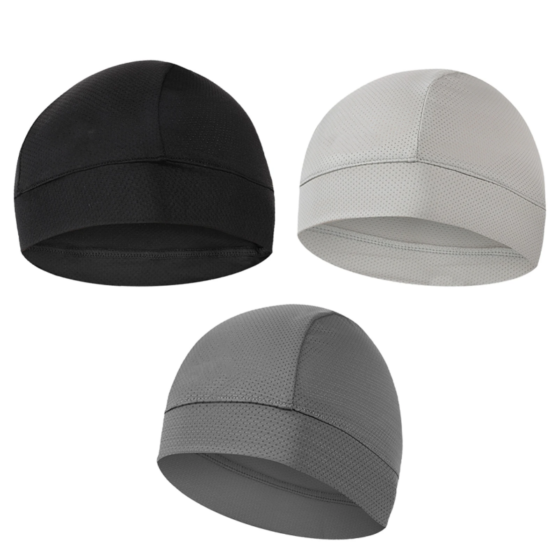 Verão fino respirável malha cr - Skull Cap Helmet Liner avaliação e preço