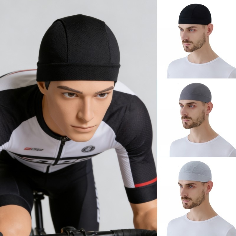 Verão fino respirável malha cr - Skull Cap Helmet Liner avaliação e preço