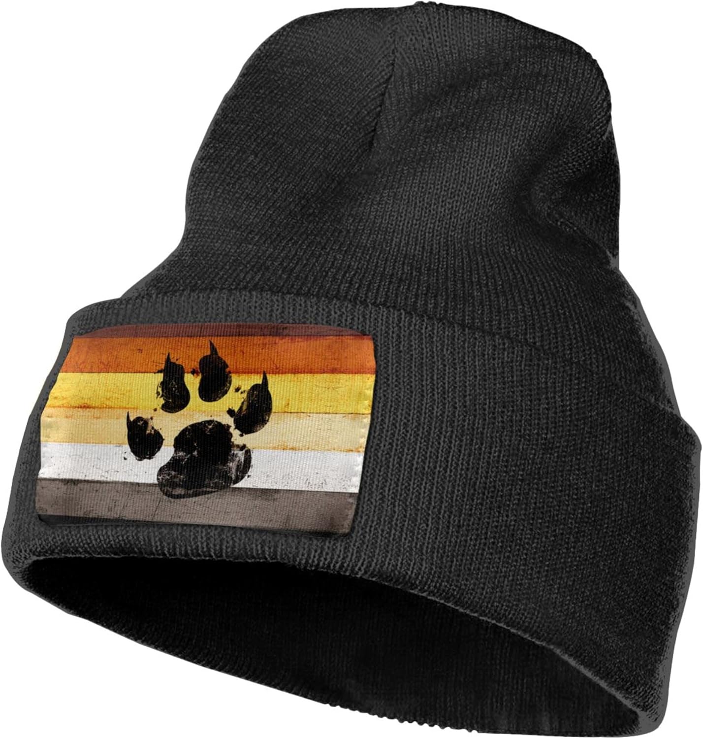 Gorro de malha lgbt com bandei - Beanie Cuffed Knit avaliação e preço
