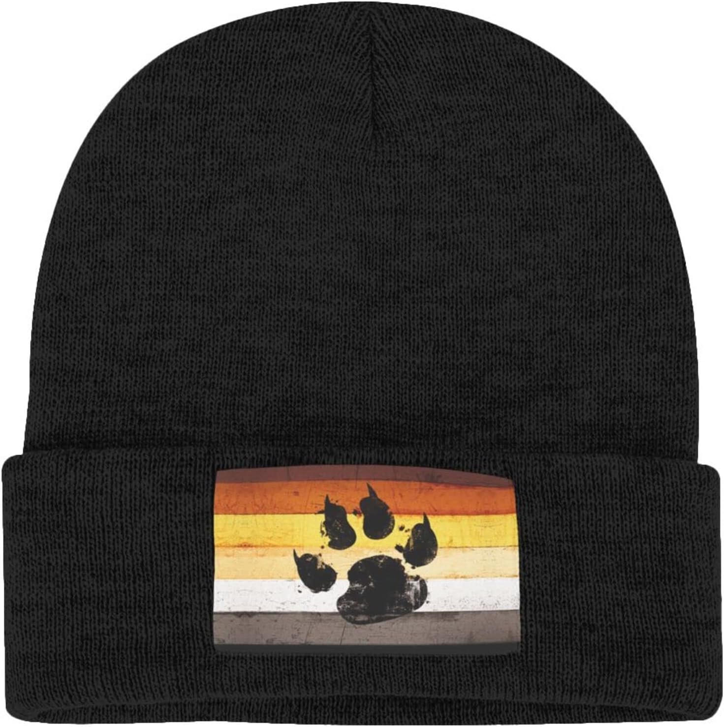 Gorro de malha lgbt com bandei - Beanie Cuffed Knit avaliação e preço