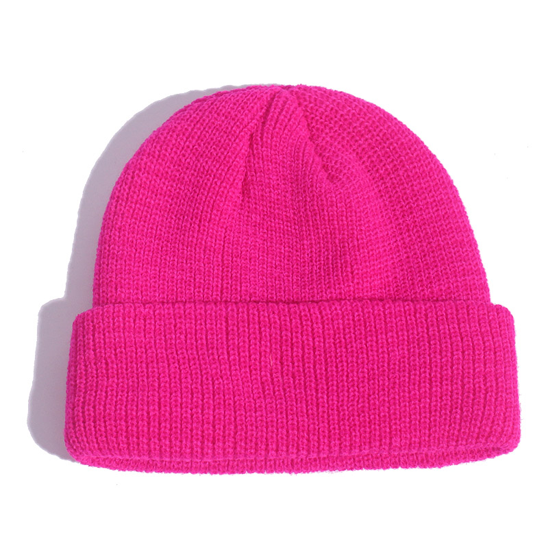 Unisex com nervuras malha alge - Beanie Cuffed Knit avaliação e preço