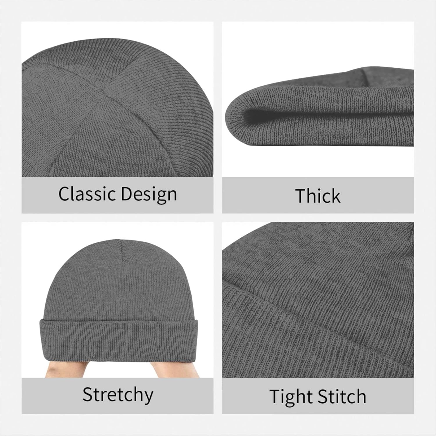 A vida é cheia de escolhas imp - Beanie Cuffed Knit avaliação e preço